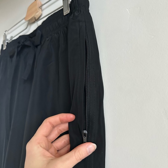 TWO BELLA+CANVAS Men's Medium Pants - 2 PAIRS - Black and Grey Joggers - Picture 5 of 8